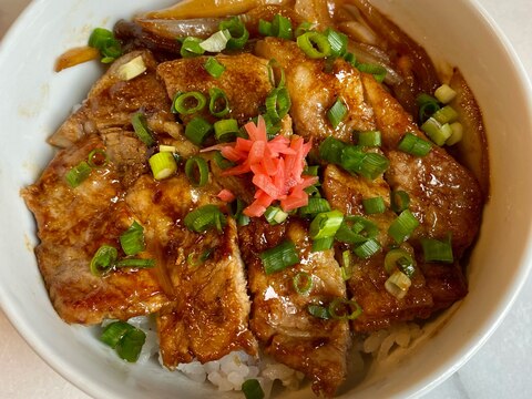 主夫がつくる豚ロース丼